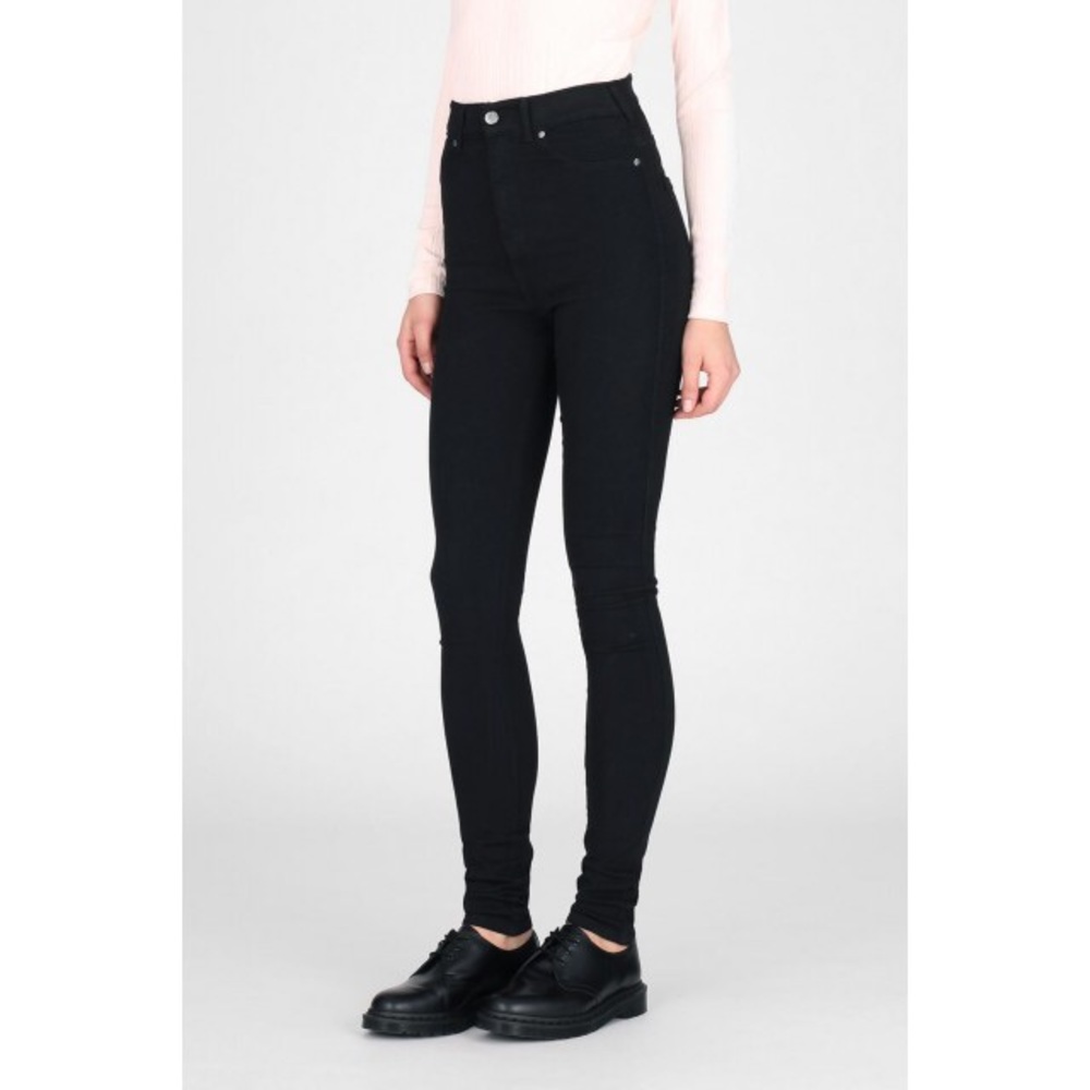 Dr Denim Solitaire Black Jeans
